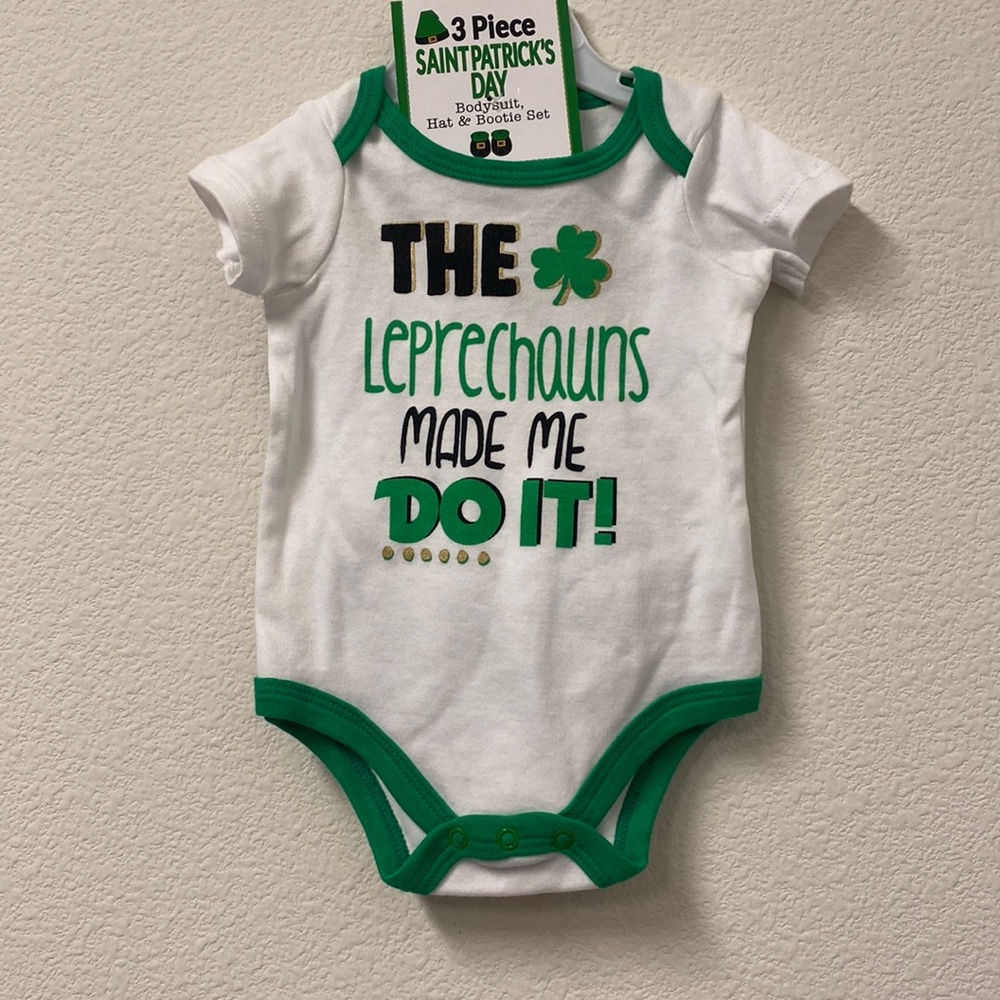 Baby Starters Baby’s St Patrick’s Day Outfit 3pcs
